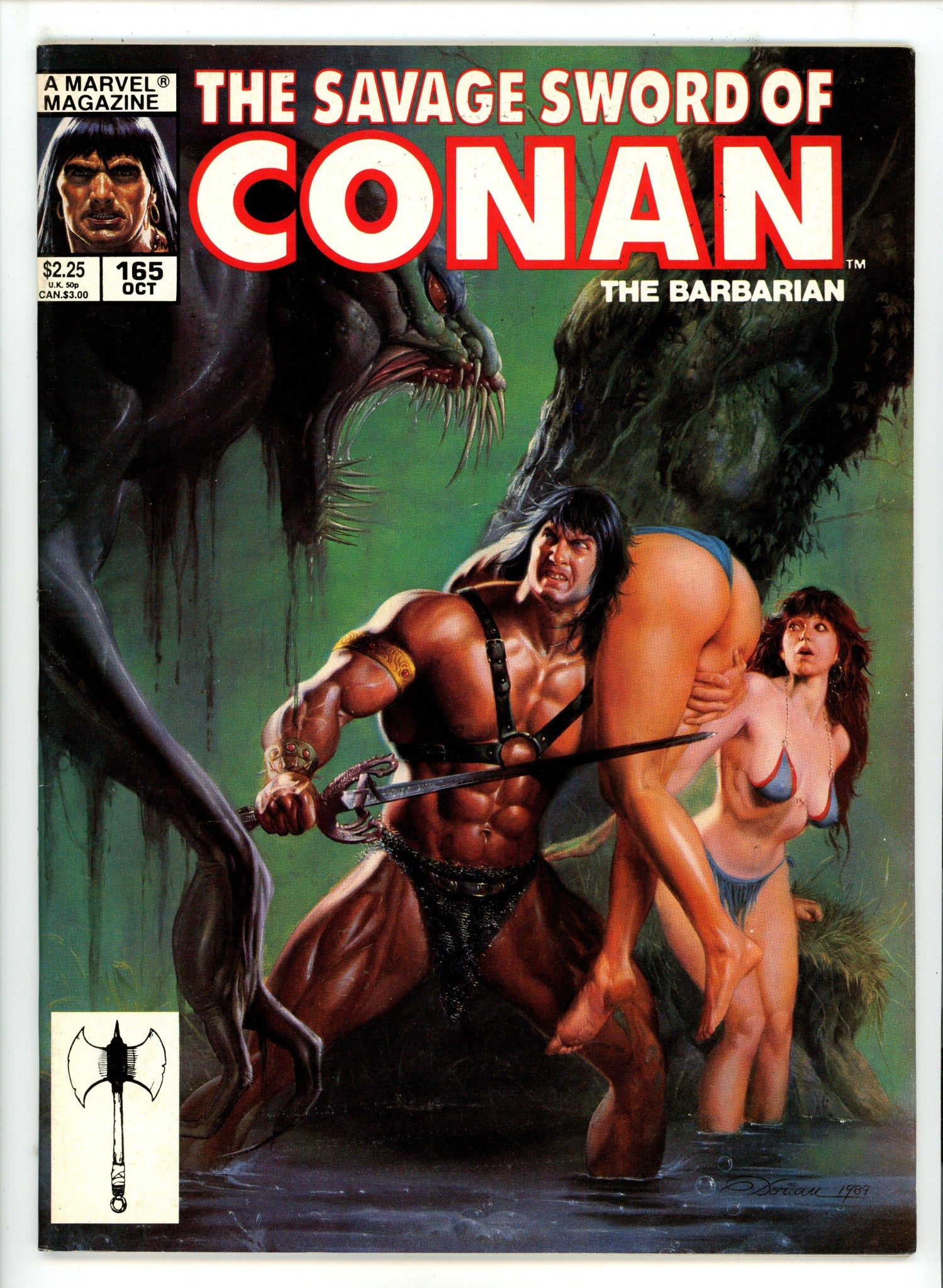 The Savage Sword of Conan Vol 1 165 Mid Grade (1989) 