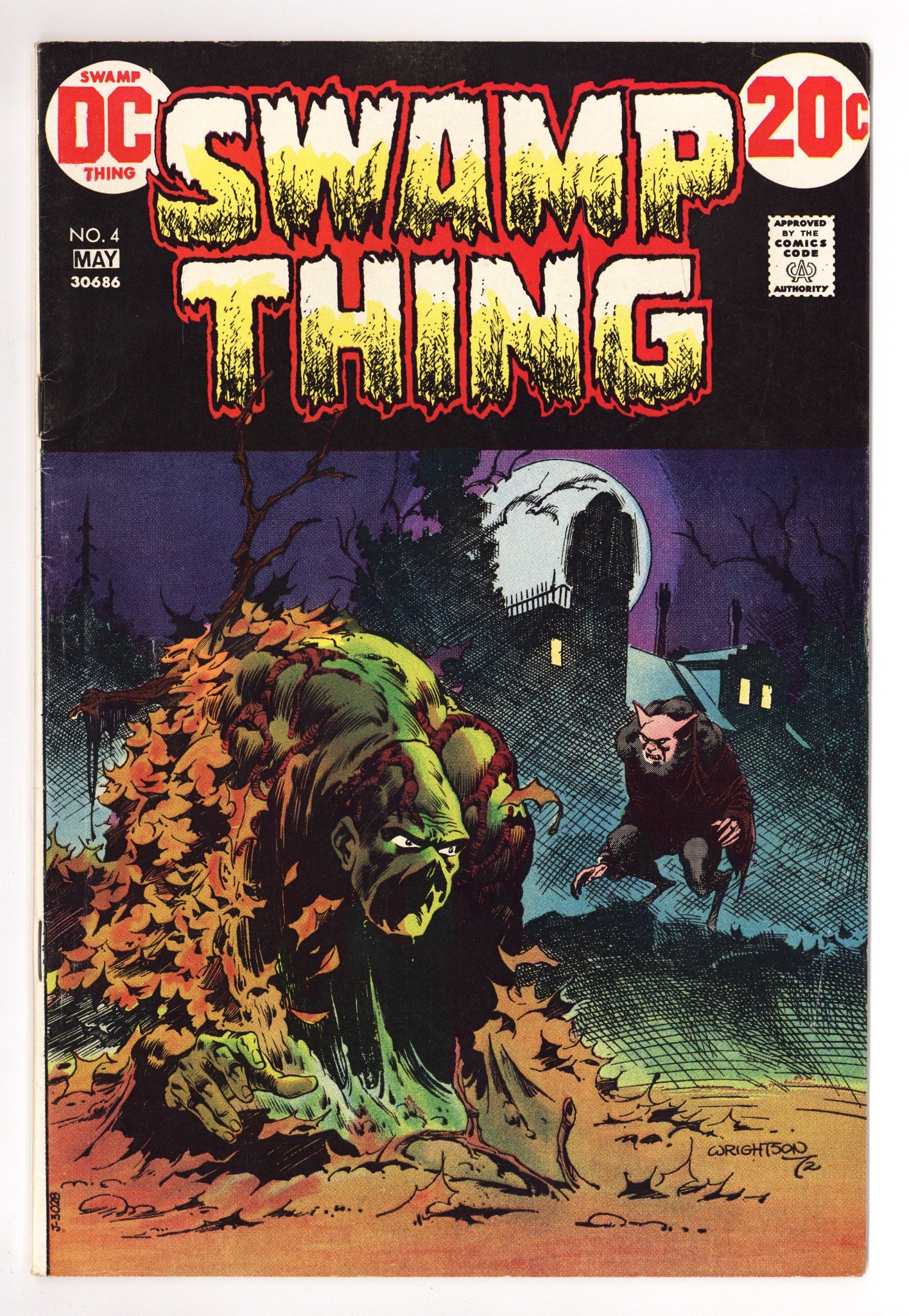 Swamp Thing Vol 1 4 FN (6.0) (1973) 