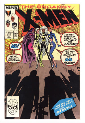 The Uncanny X-Men Vol 1 244 FN+ (6.5) (1989)