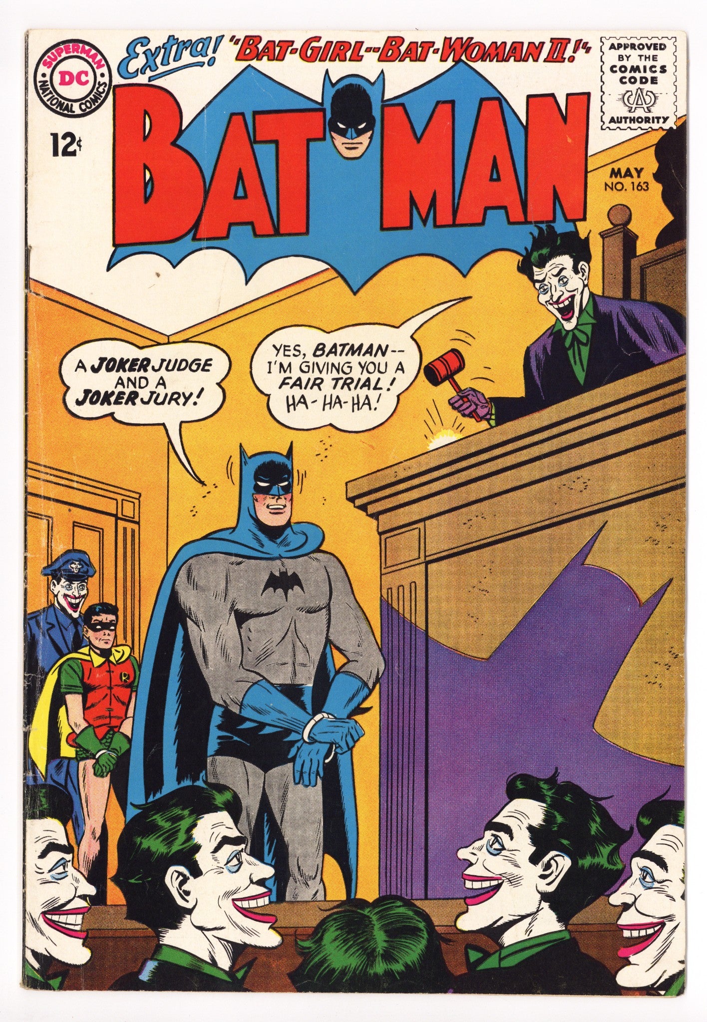 Batman Vol 1 163 FN- (5.5) (1964) 
