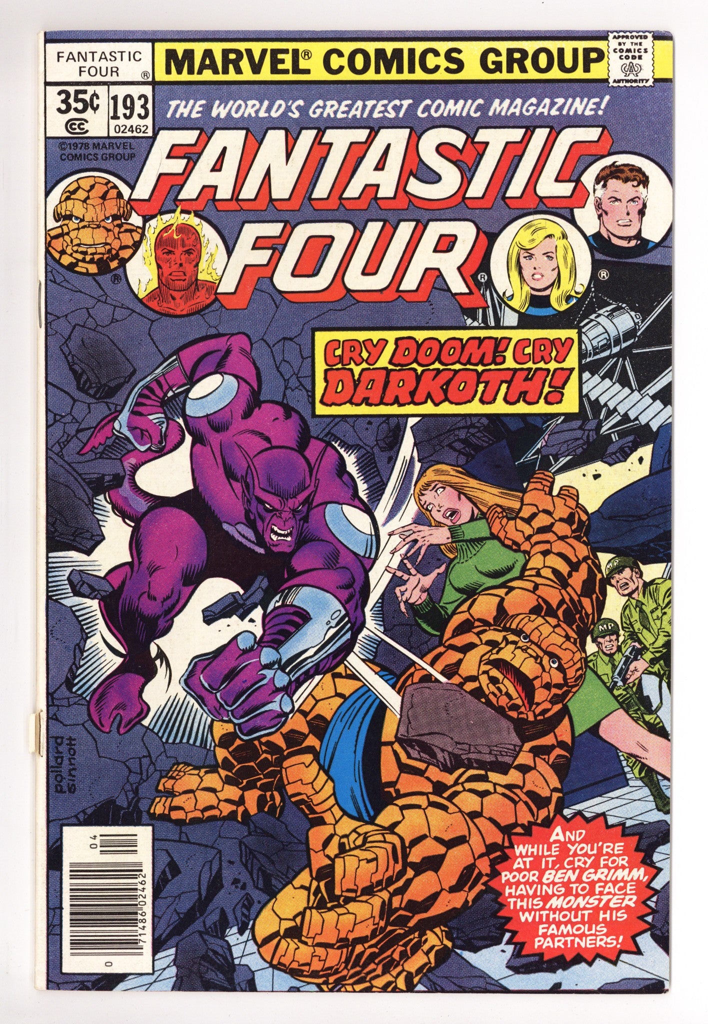 Fantastic Four Vol 1 193 Mid Grade (1978) 
