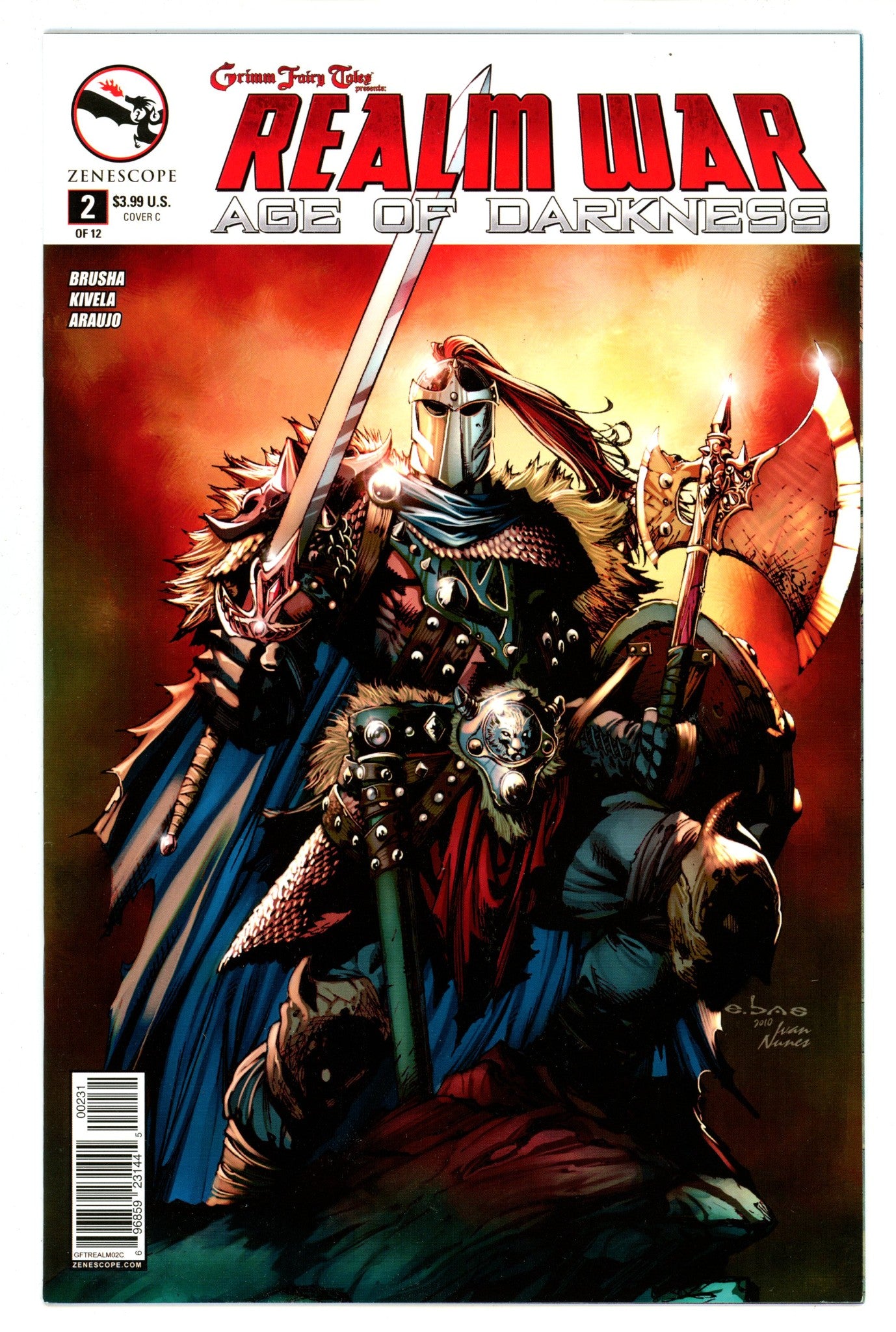 Grimm Fairy Tales Presents Realm War: Age of Darkness 2 High Grade (2014) Basaldua Variant 