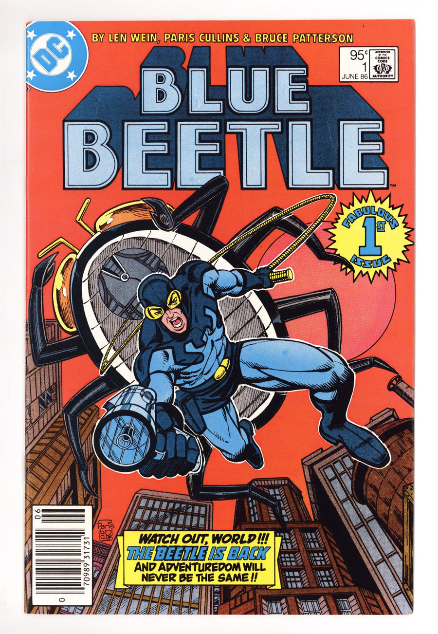 Blue Beetle Vol 7 1 NM- (9.2) (1986) Canadian Price Variant 
