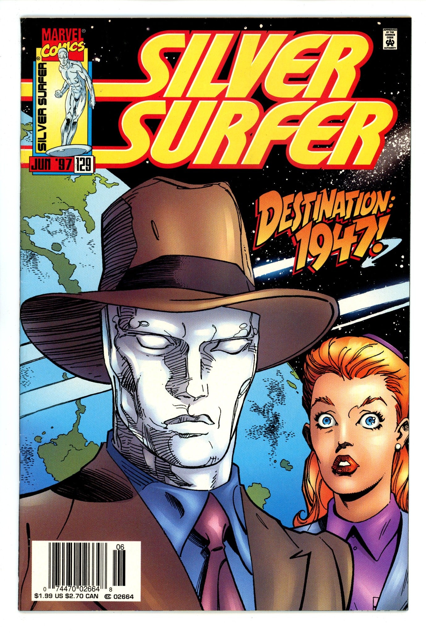 Silver Surfer Vol 3 129 VF (8.0) (1997) Newsstand 