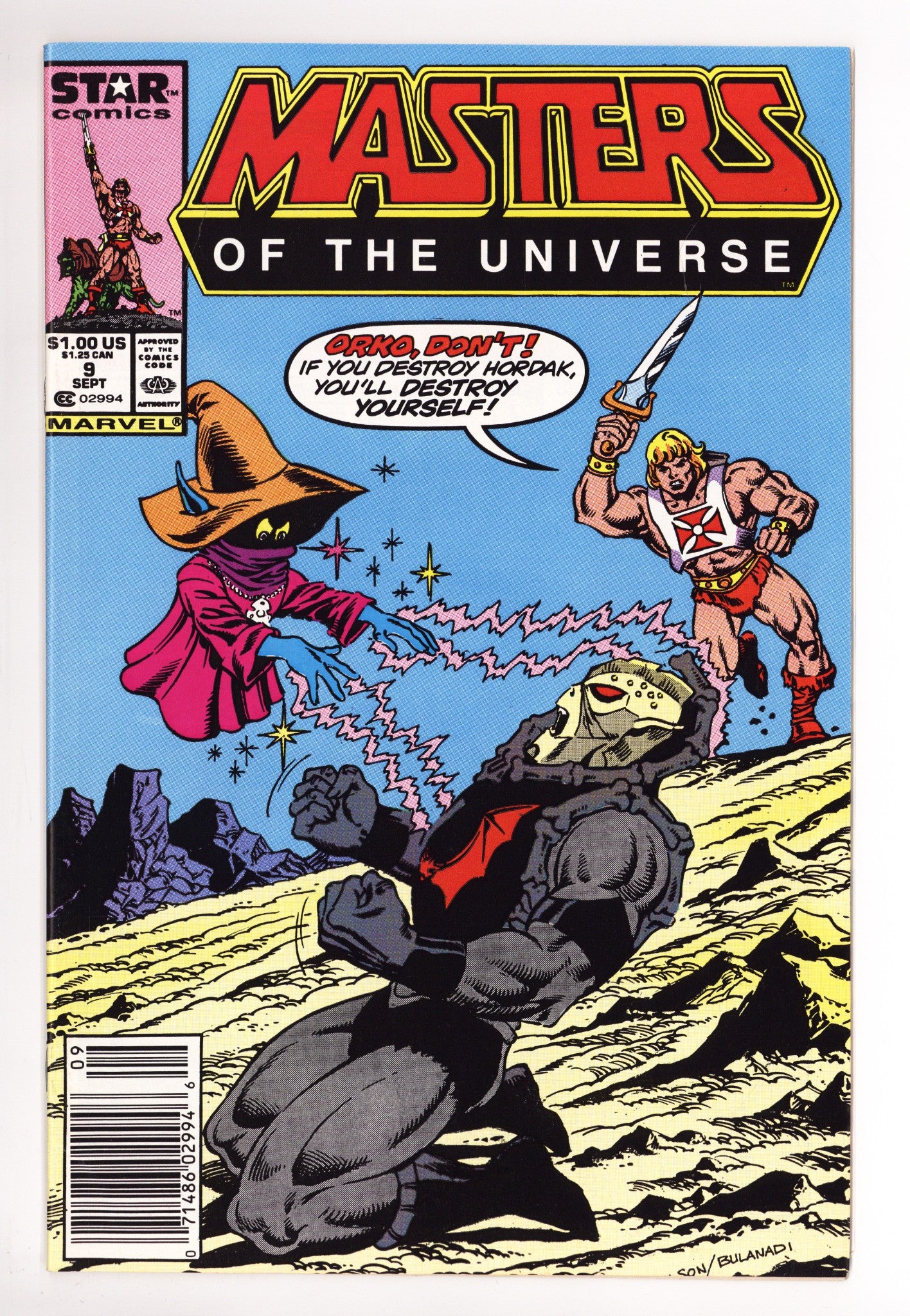Masters of the Universe 9 VF (8.0) (1987) Newsstand 