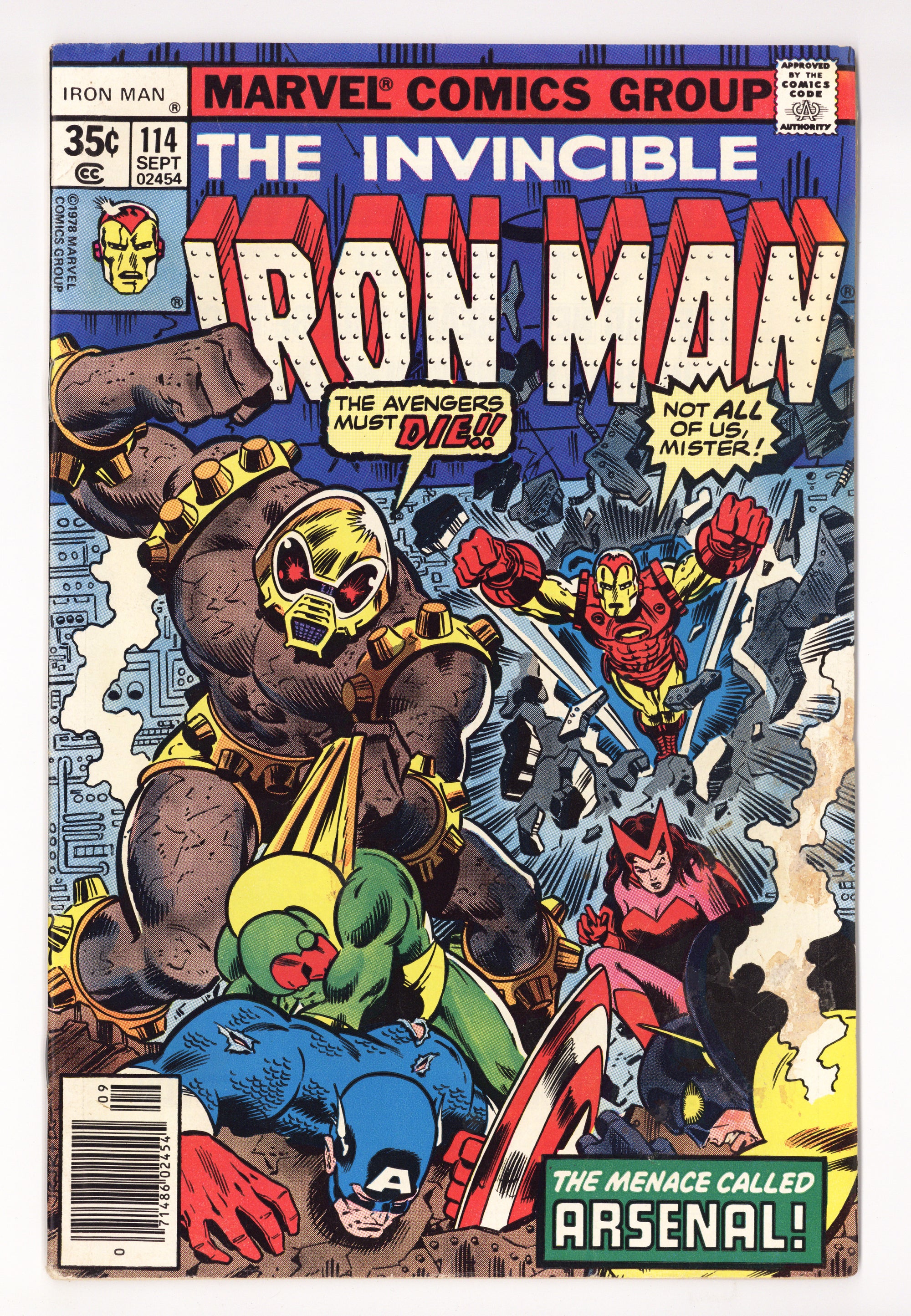 Iron Man Vol 1 114 Mid Grade (1978) 