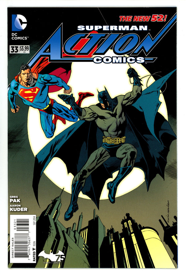 Action Comics Vol 2 33 High Grade (2014) Nowlan Variant