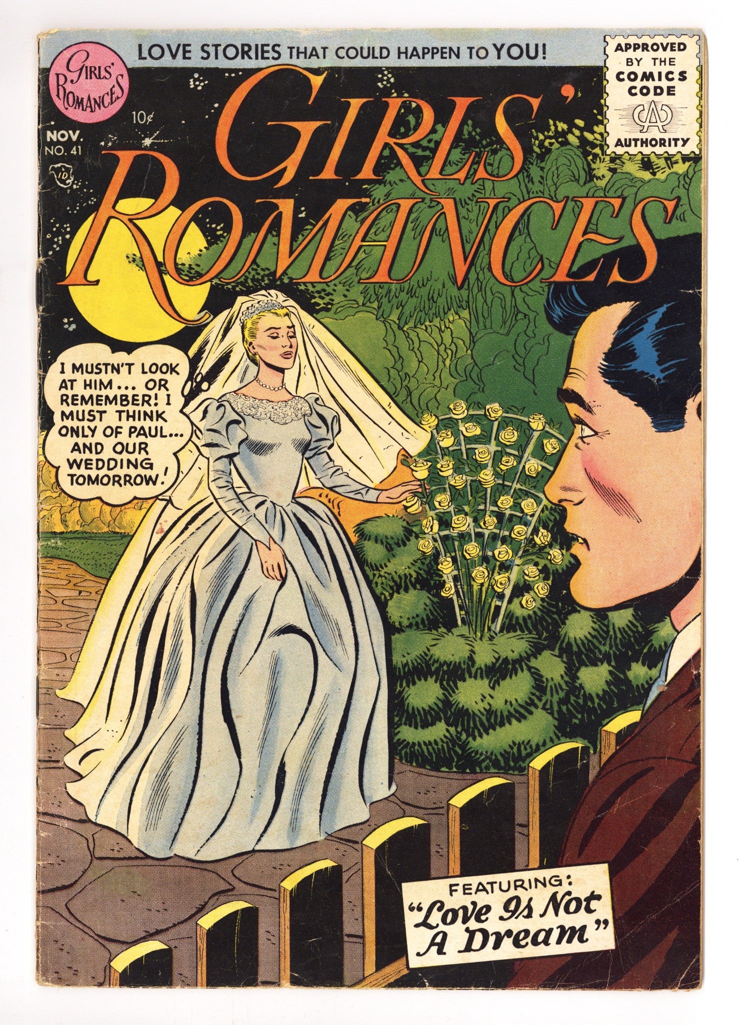 Girls' Romances 41 VG (4.0) (1956) 