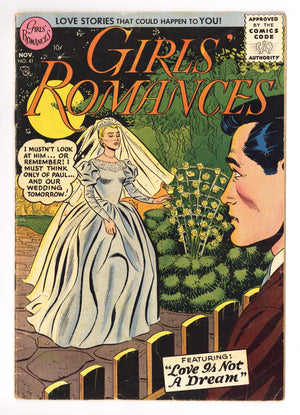 Girls' Romances 41 VG (4.0) (1956)