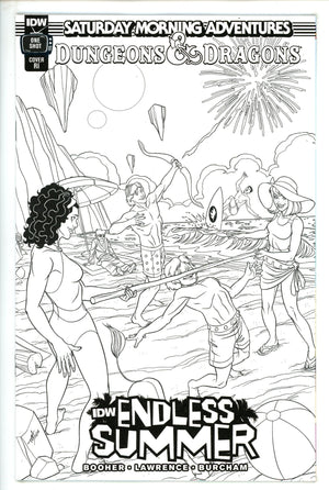 IDW Endless Summer Dungeons & Dragons Saturday Morning Adventures 1 Incentive Variant NM+ (2023)