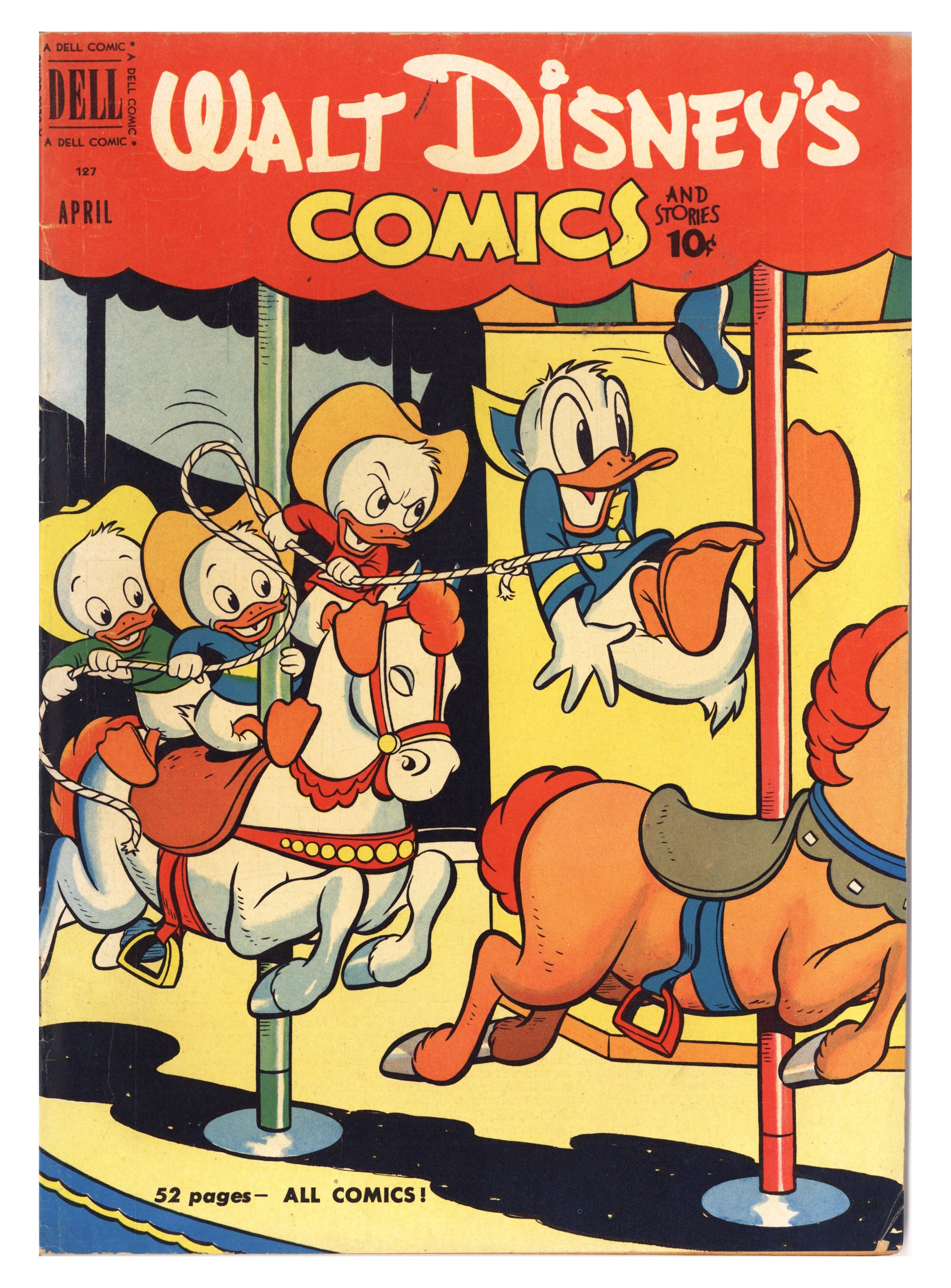 Walt Disney's Comics and Stories Vol 11 7 (127) FN- (5.5) (1951) 
