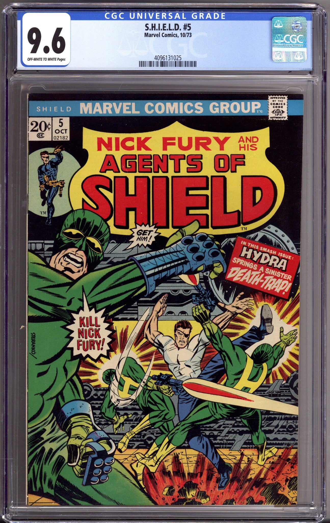 SHIELD Vol 2 5 CGC 9.6 (NM+) (1973) 