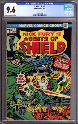 SHIELD Vol 2 5 CGC 9.6 (NM+) (1973)