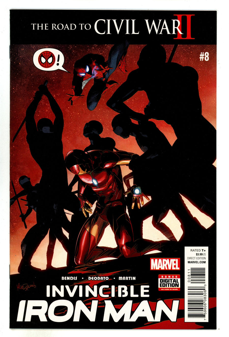 Invincible Iron Man Vol 2 8 High Grade (2016) 