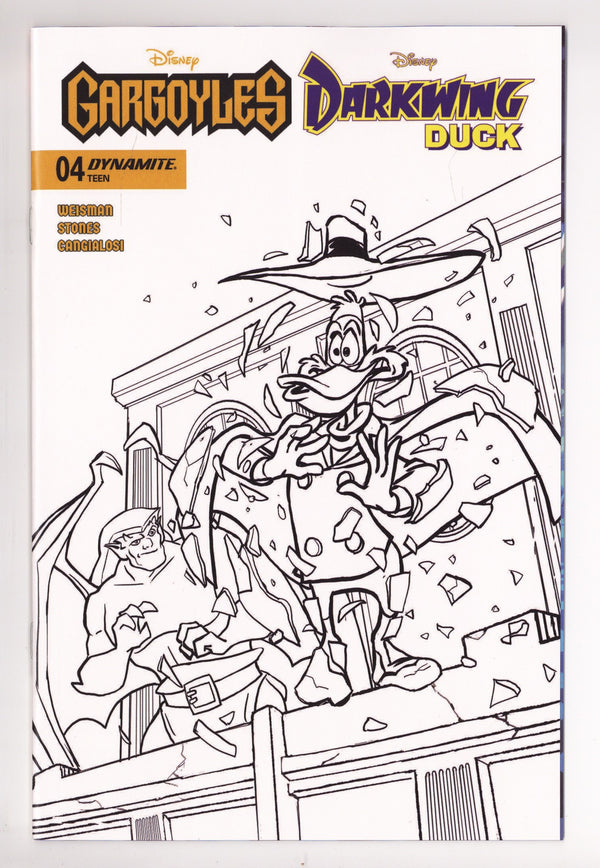 Gargoyles Darkwing Duck 4 Stones B&W Incentive (2026)