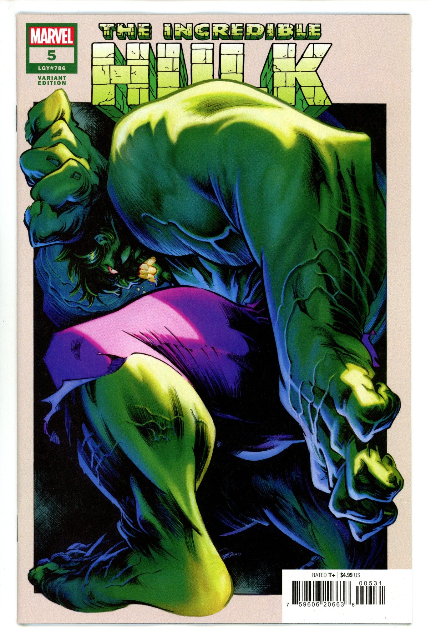 Incredible Hulk Vol 4 5 Lozano Variant (2023)