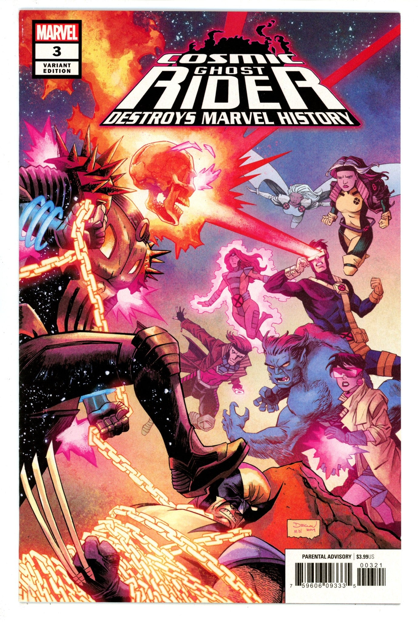 Cosmic Ghost Rider Destroys Marvel History 3 High Grade (2019) Shalvey Variant 