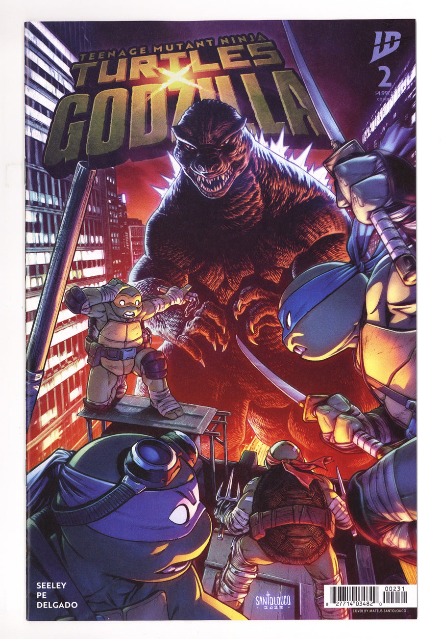 Teenage Mutant Ninja Turtles X Godzilla 2 Santolouco Variant (2025)