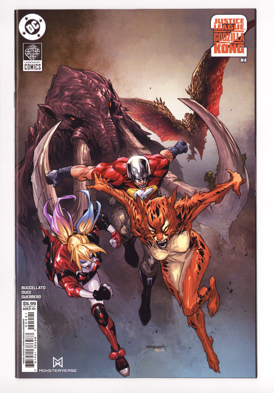 Justice League Vs Godzilla Vs Kong 2 4 Segovia Variant (2025)