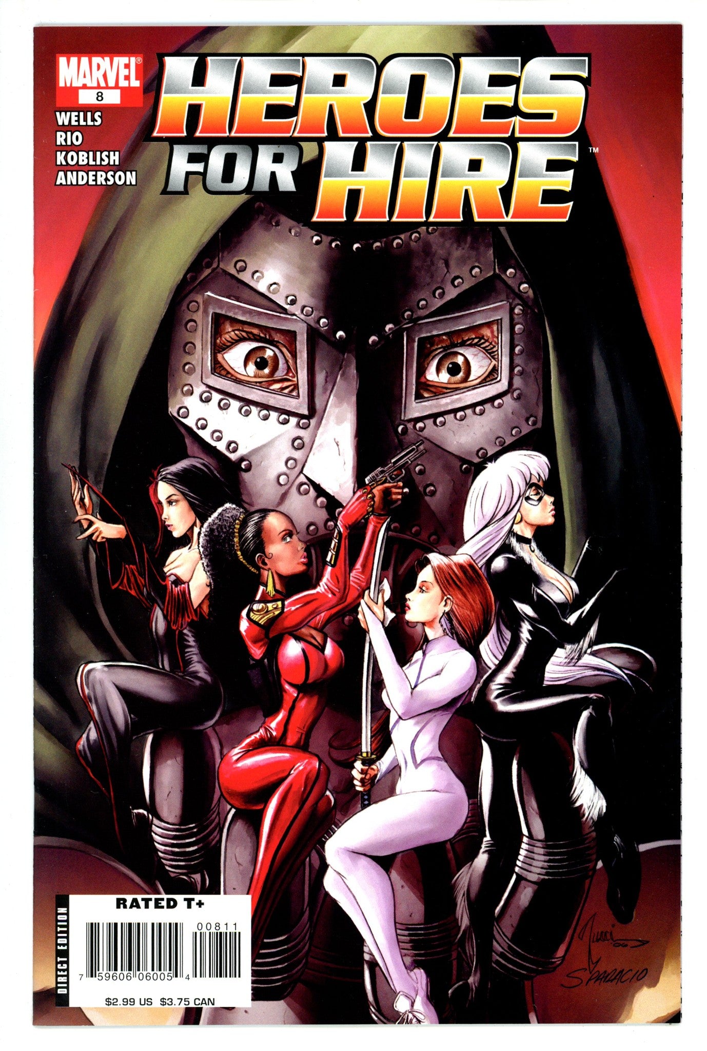 Heroes for Hire Vol 2 8 High Grade (2007) 