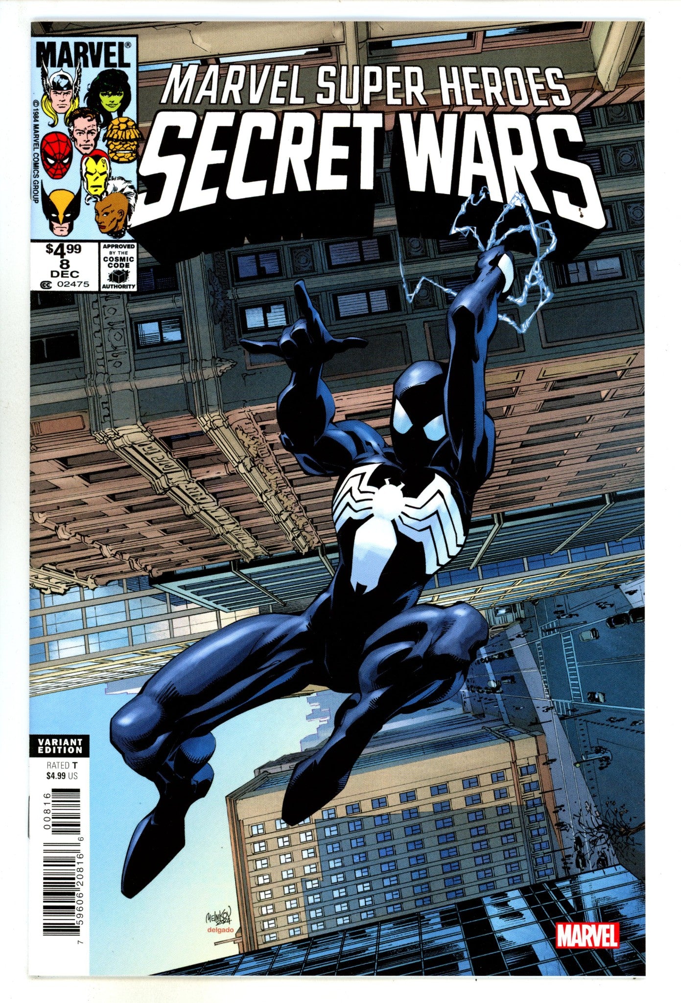 Marvel Super Heroes Secret Wars 8 Melnikov Incentive Variant NM (2024)