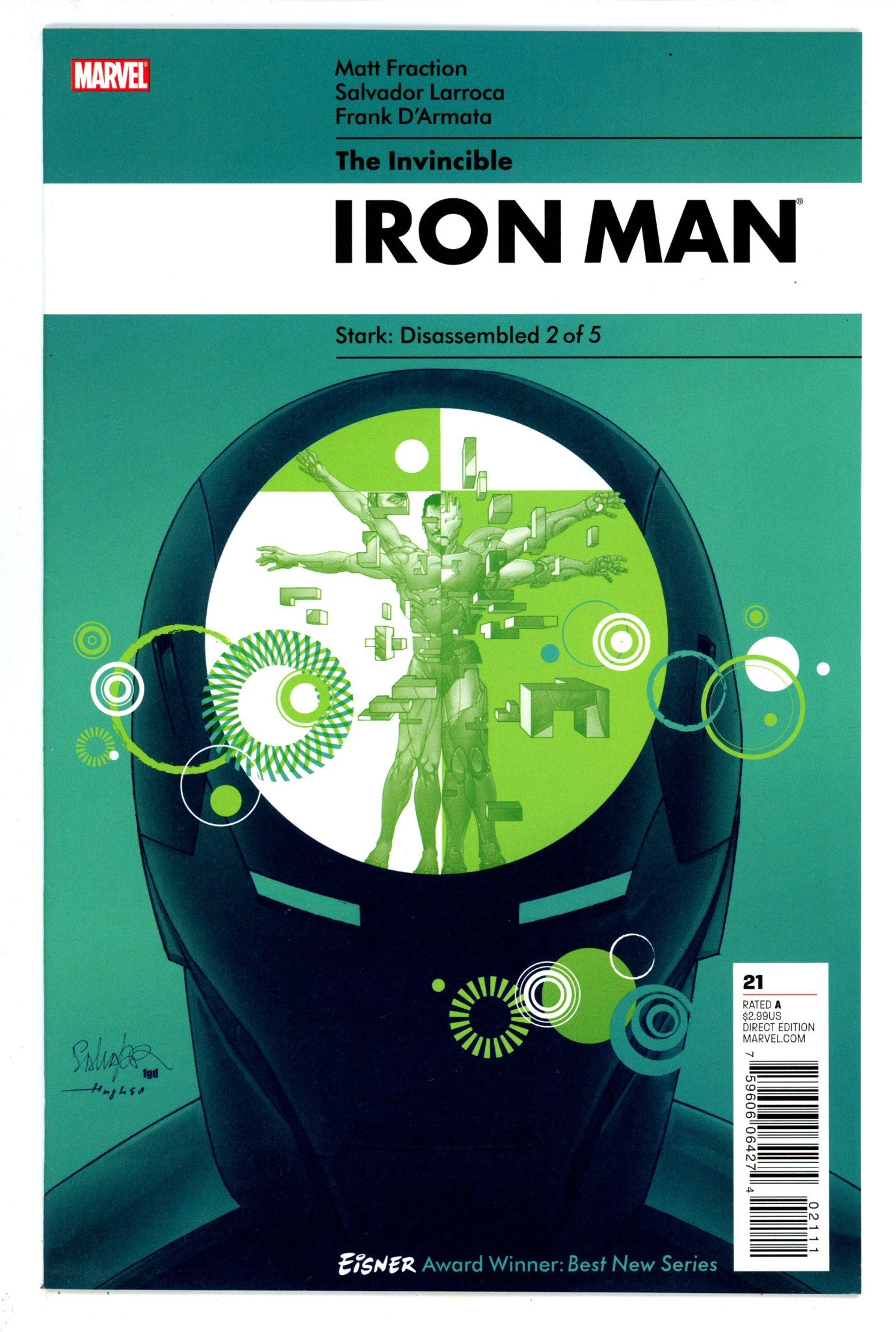 Invincible Iron Man Vol 1 21 High Grade (2010) 