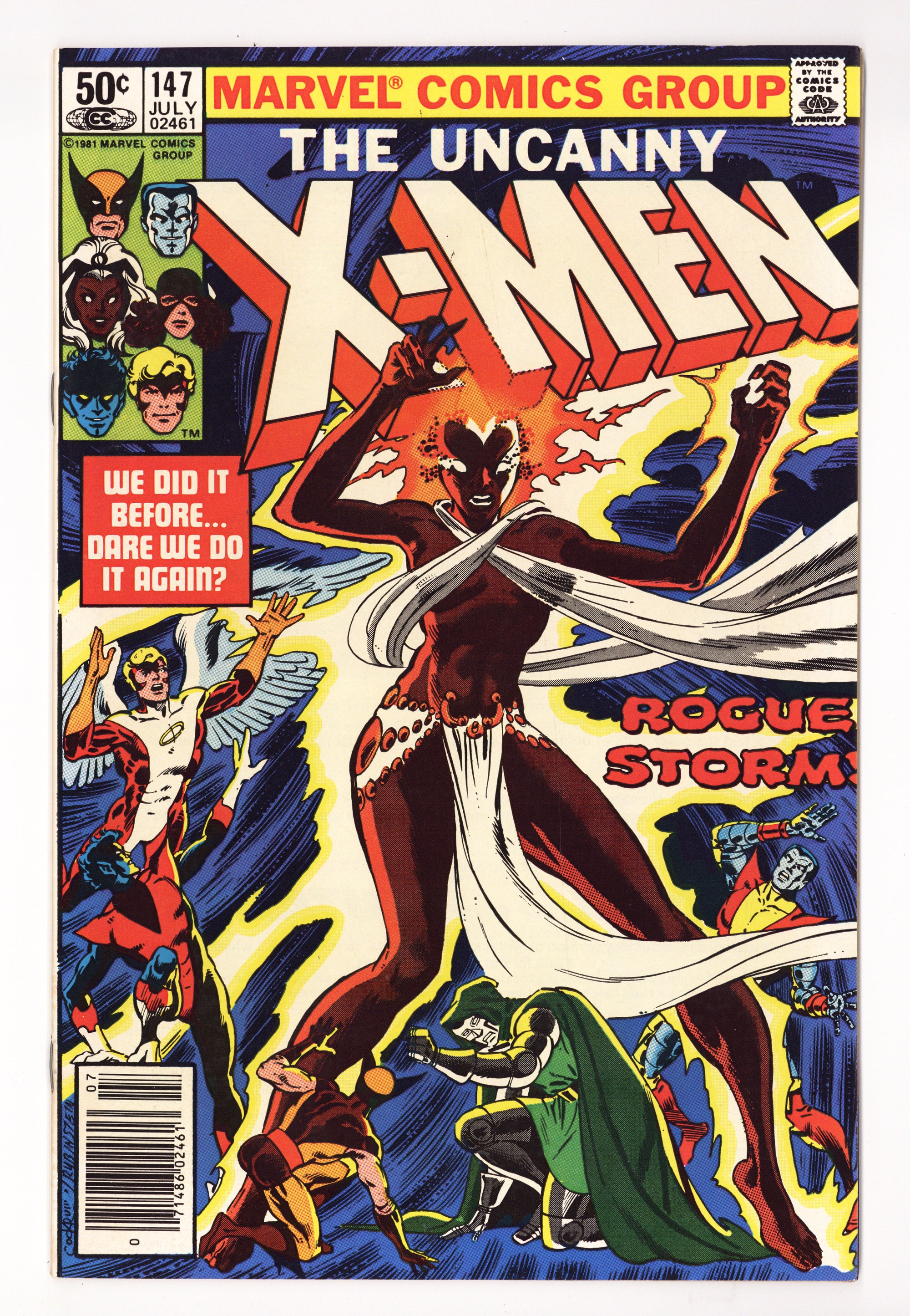 The Uncanny X-Men Vol 1 147  VF (8.0)   (1981)     Newsstand  