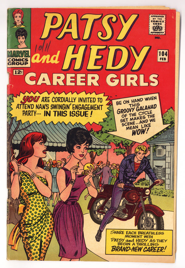 Patsy and Hedy 104 VG- (3.5) (1965)