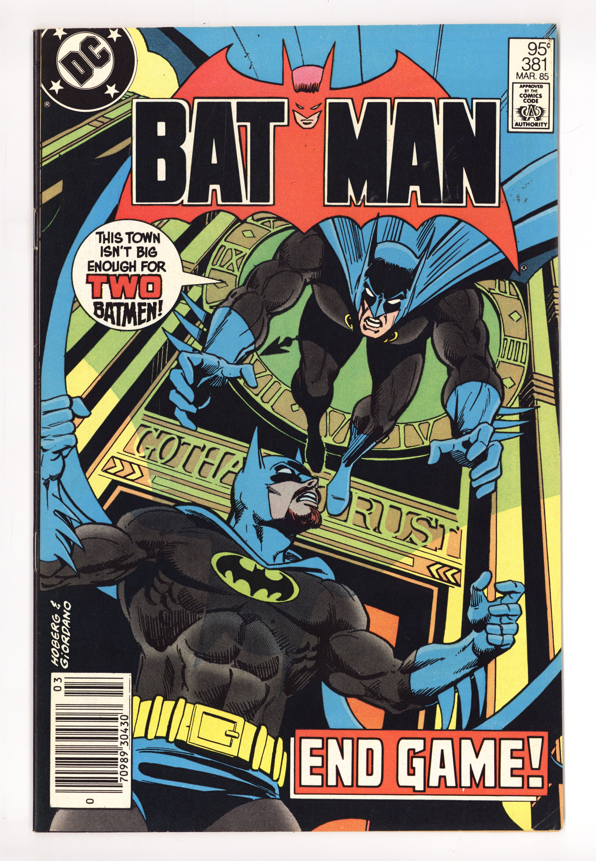 Batman Vol 1 381 FN+ (6.5) (1985) Canadian Price Variant 