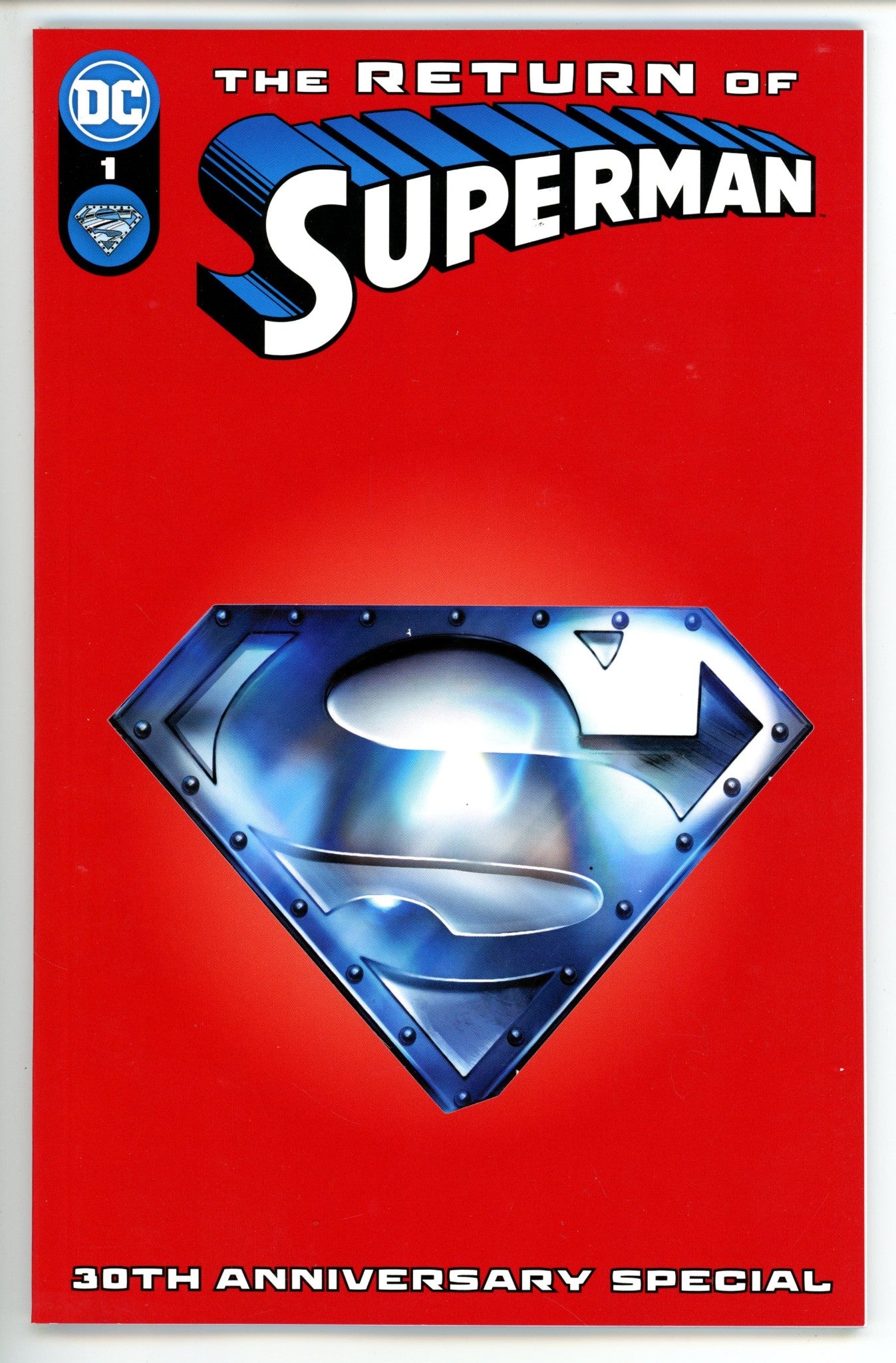 Return Of Superman 30Th Anniversary Special 1 Wilkins Steel Die Cut Variant (2023)