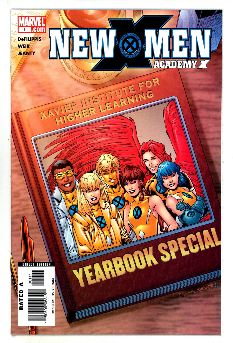 New X-Men: Academy X Yearbook 1 Mid Grade (2005) 