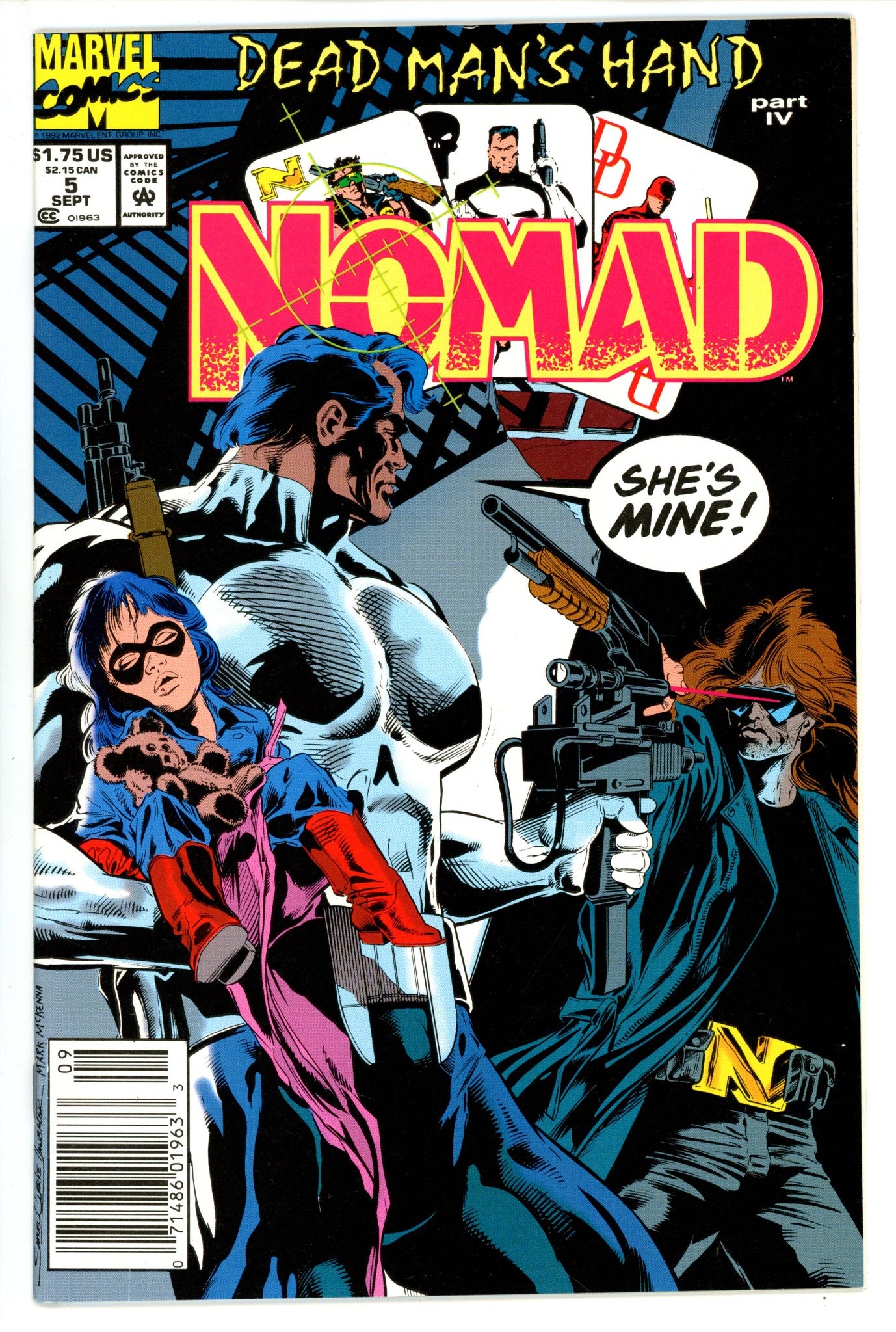 Nomad Vol 2 5 Newsstand (1992)