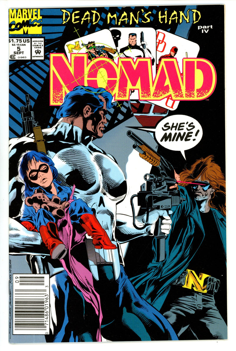 Nomad Vol 2 5 Newsstand (1992)