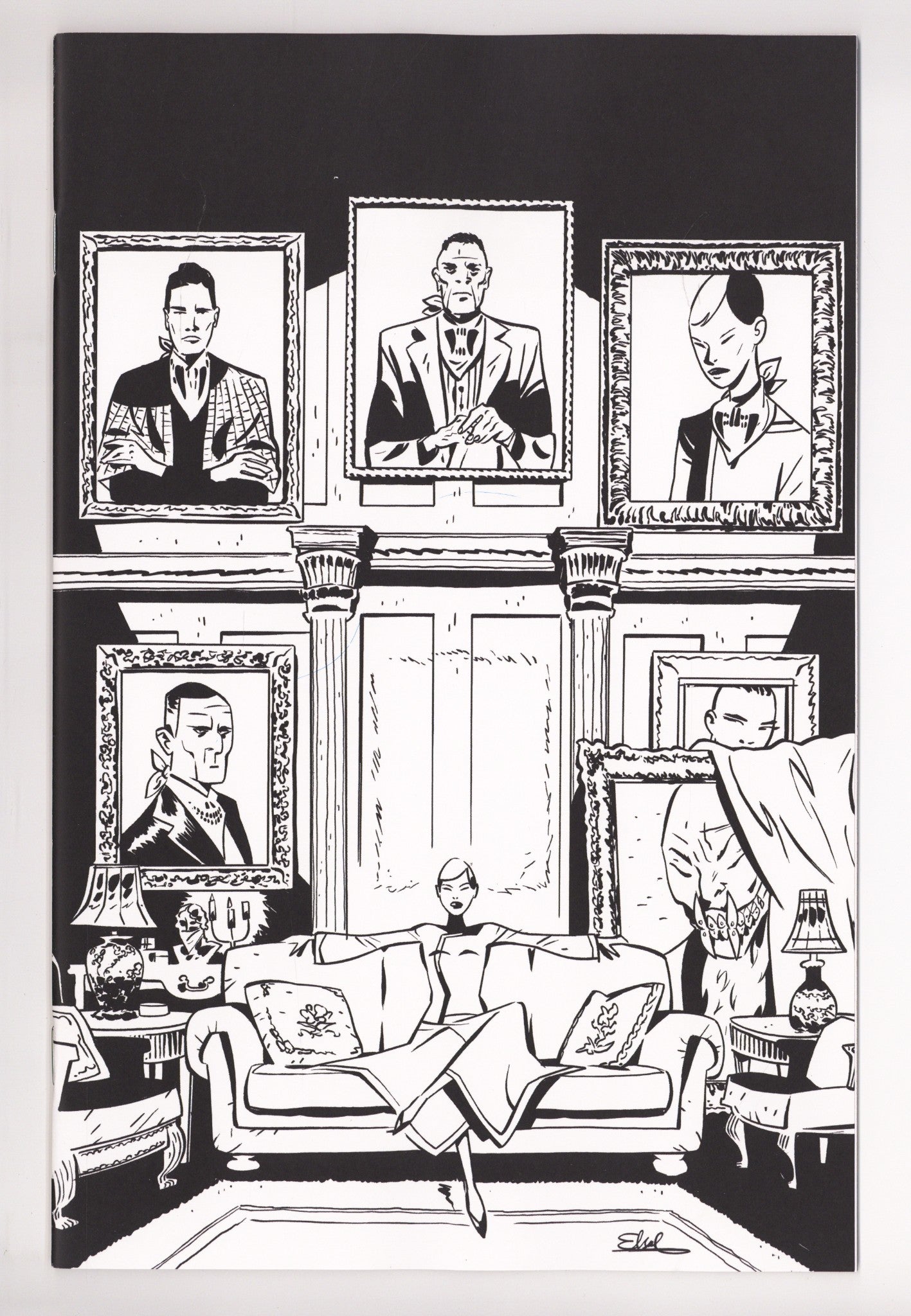 Fall Of The House Of Slaughter 1 Charretier B&W Virgin Incentive NM- (2026)