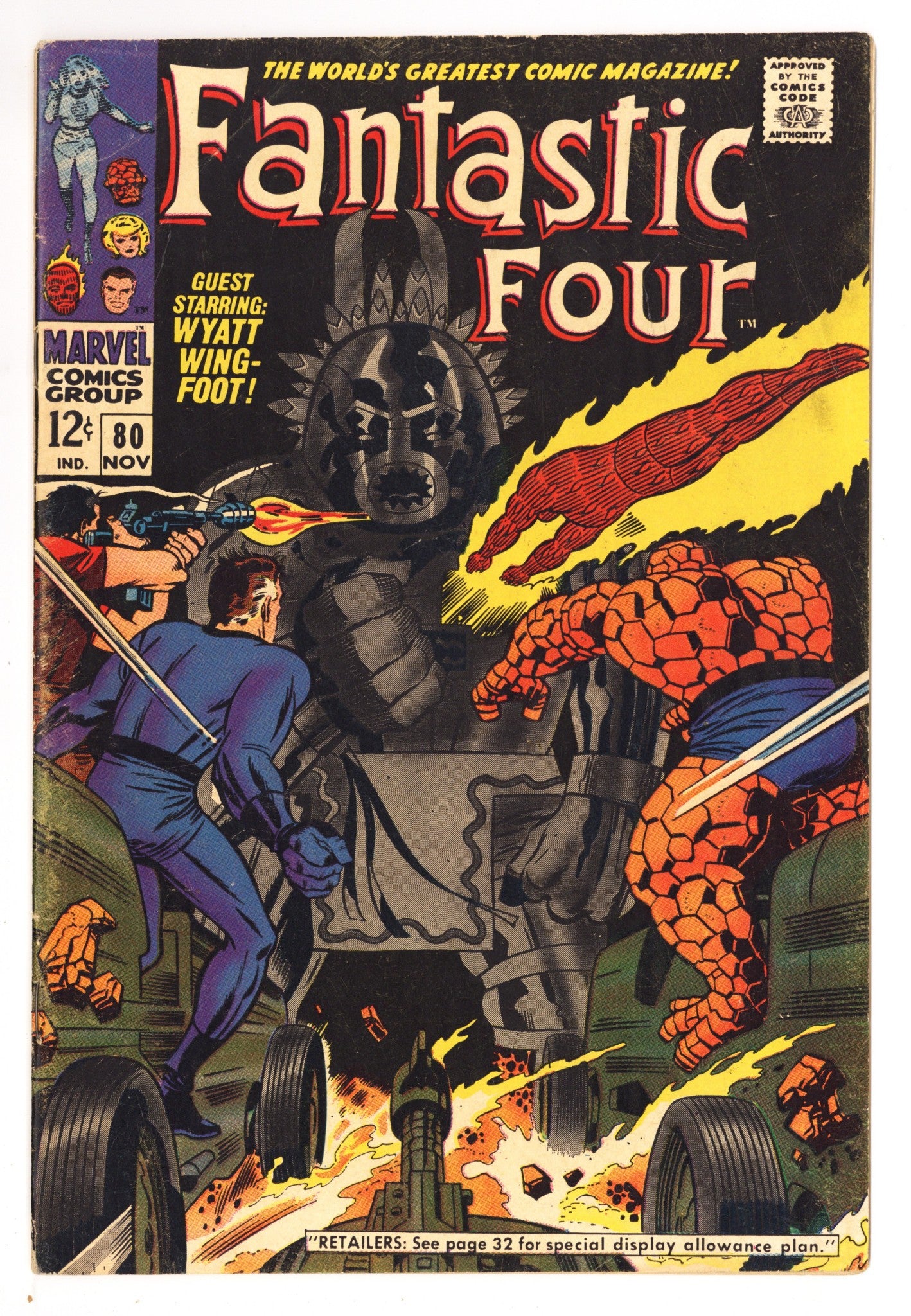 Fantastic Four Vol 1 80 VG+ (4.5) (1968) 