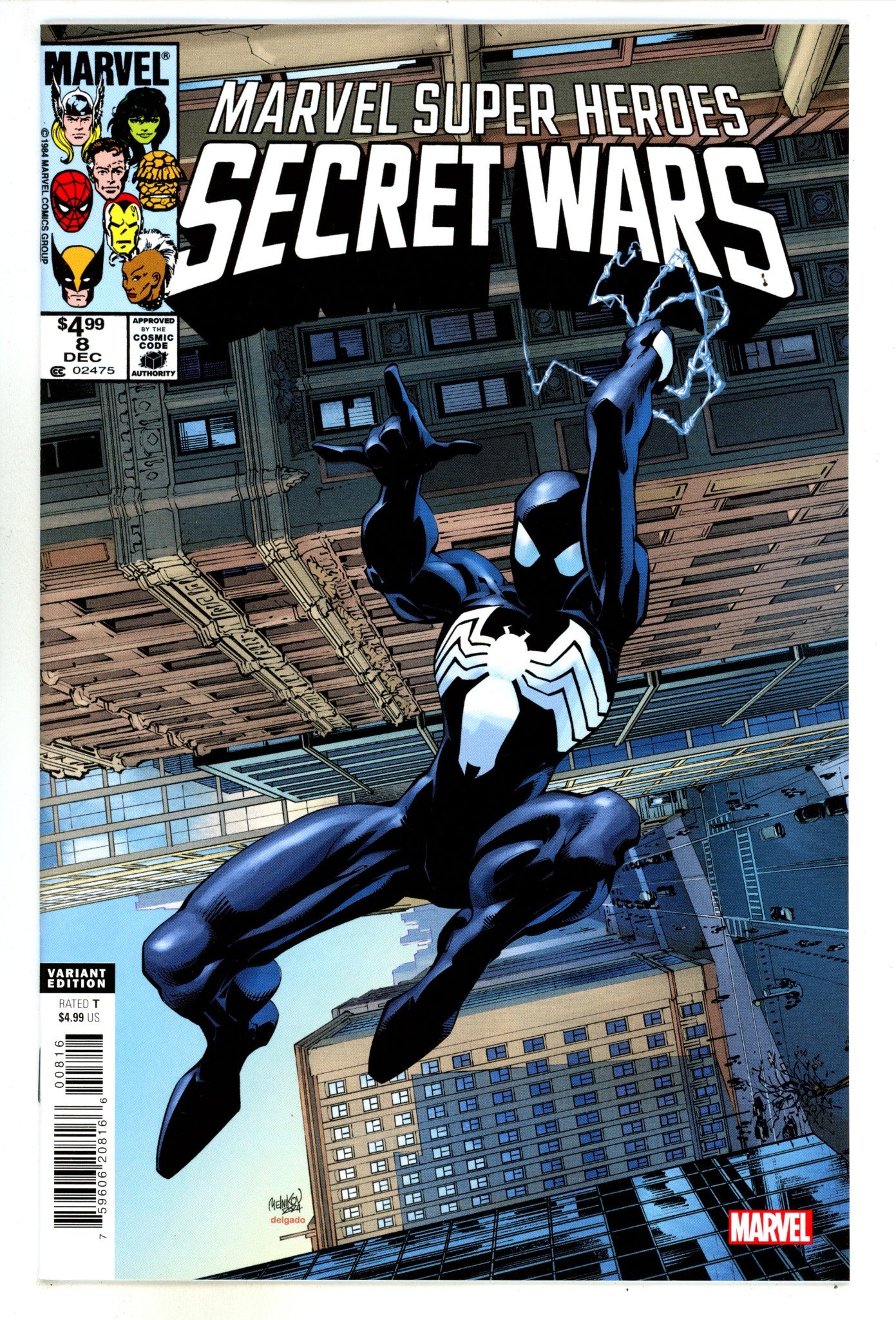 Marvel Super Heroes Secret Wars 8 Melnikov Incentive Variant NM+ (2024)