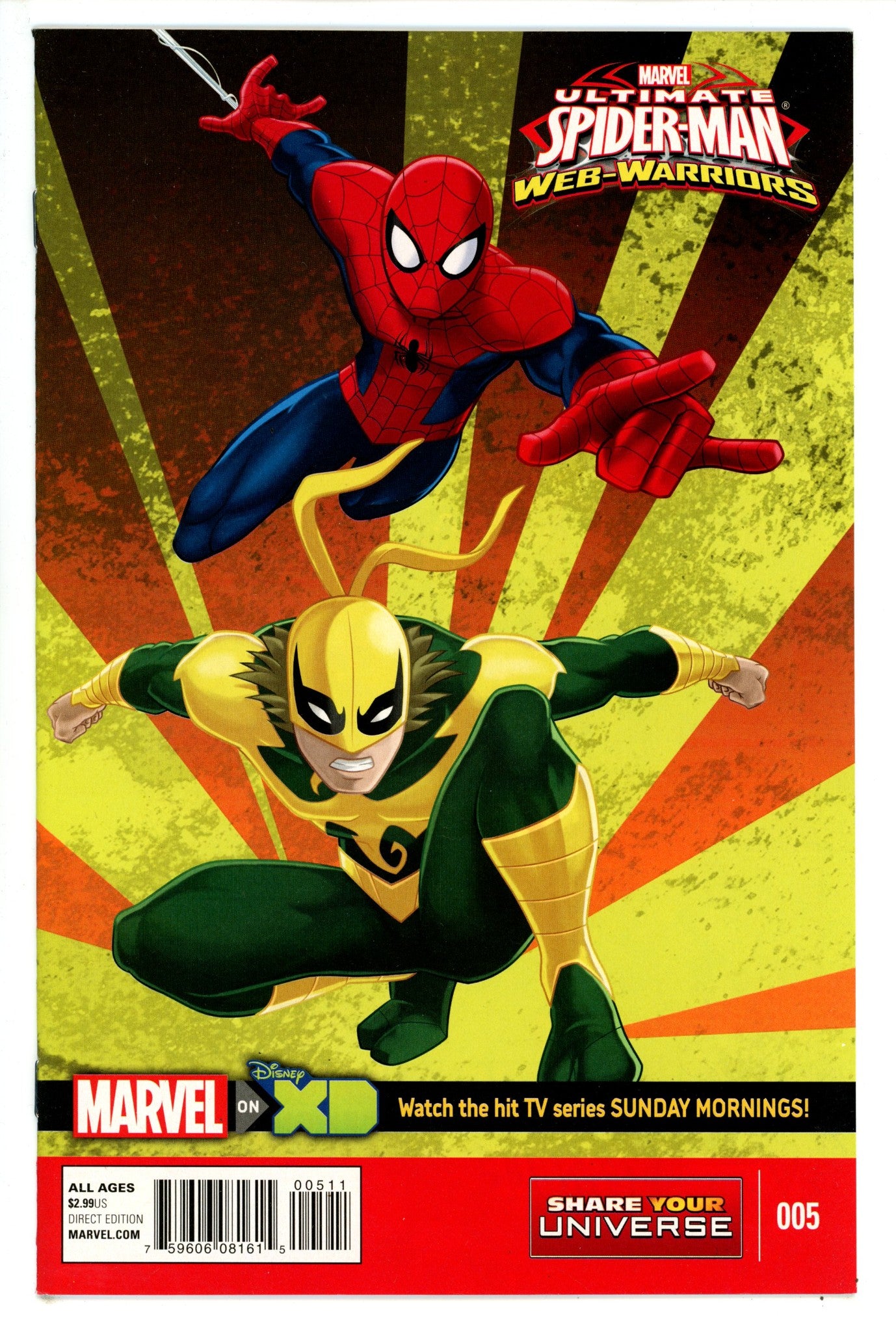 Marvel Universe Ultimate Spider-Man: Web Warriors 5 High Grade (2015) 