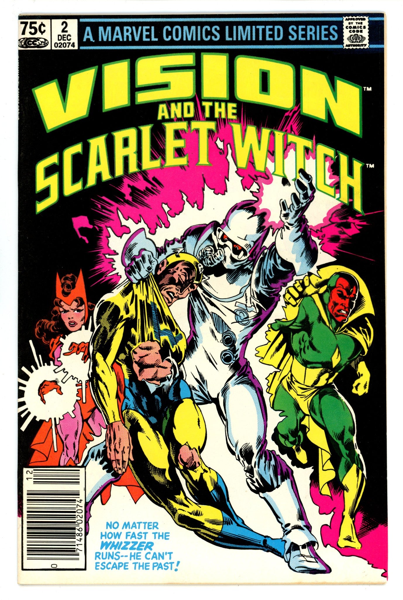 The Vision and the Scarlet Witch Vol 1 2 FN+ (6.5) (1982) Canadian Price Variant 