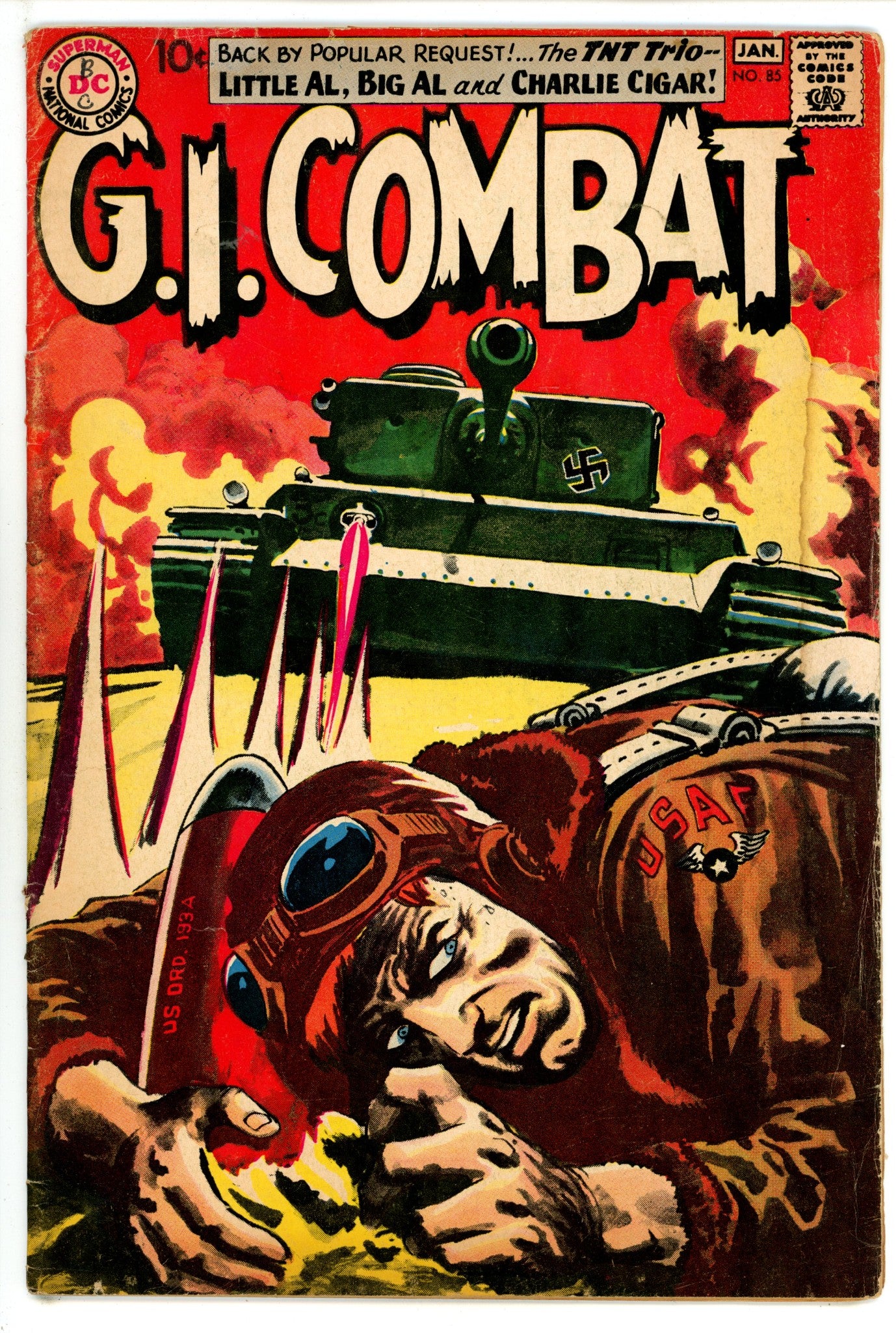 G.I. Combat Vol 1 85 GD/VG (3.0) (1960) 