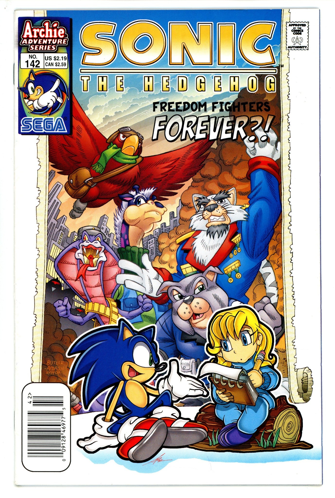 Sonic the Hedgehog Vol 2 142 Newsstand FN (2005)