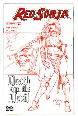 Red Sonja: Death and the Devil 3 NM (9.4) (2024) Linsner Sketch Incentive Variant