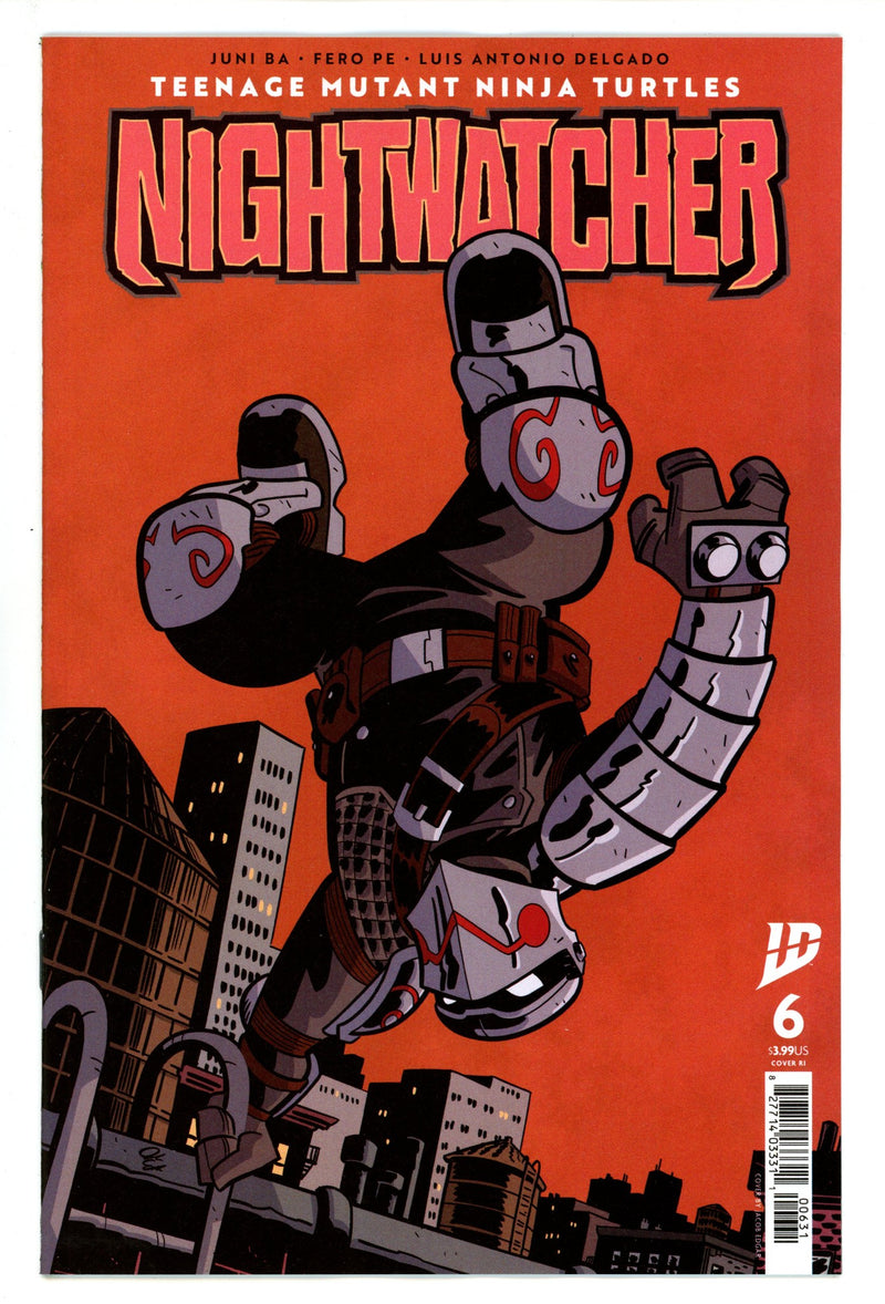 Teenage Mutant Ninja Turtles: Nightwatcher 6 Edgar Incentive Variant NM (2025)