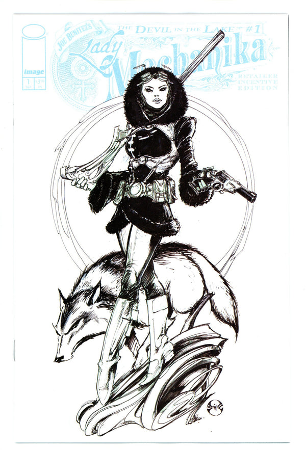Lady Mechanika The Devil In The Lake 1 Benitez B&W Incentive Variant NM- (2024)
