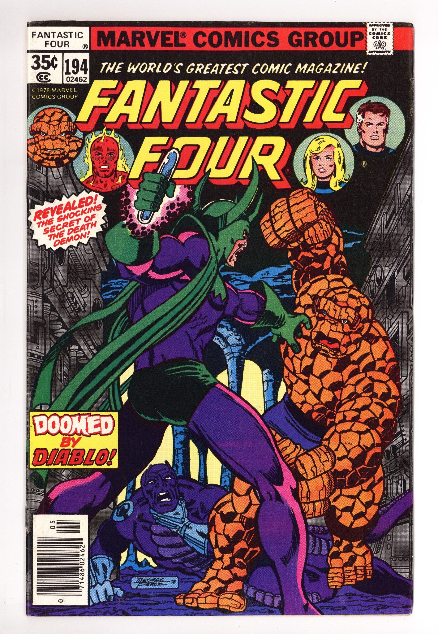 Fantastic Four Vol 1 194 Mid Grade (1978) 