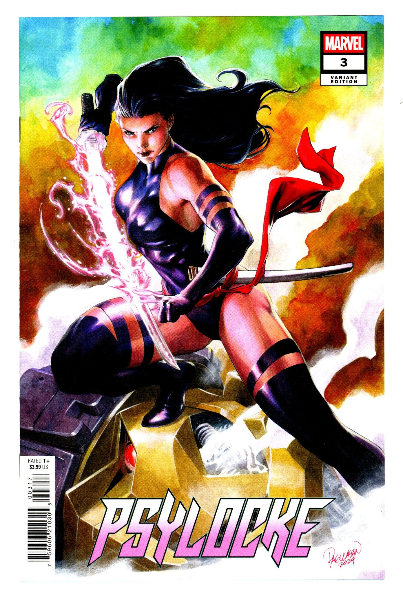 Psylocke Vol 2 3 Pagulayan Incentive Variant VF/NM (2025)