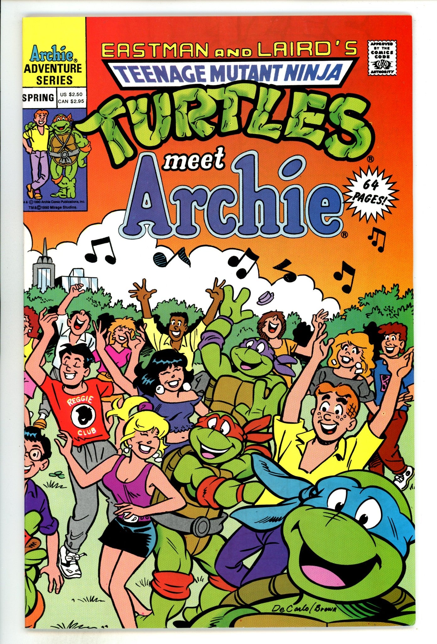 Teenage Mutant Ninja Turtles Adventures [Meet Archie] [nn] FN/VF (7.0) (1991) 