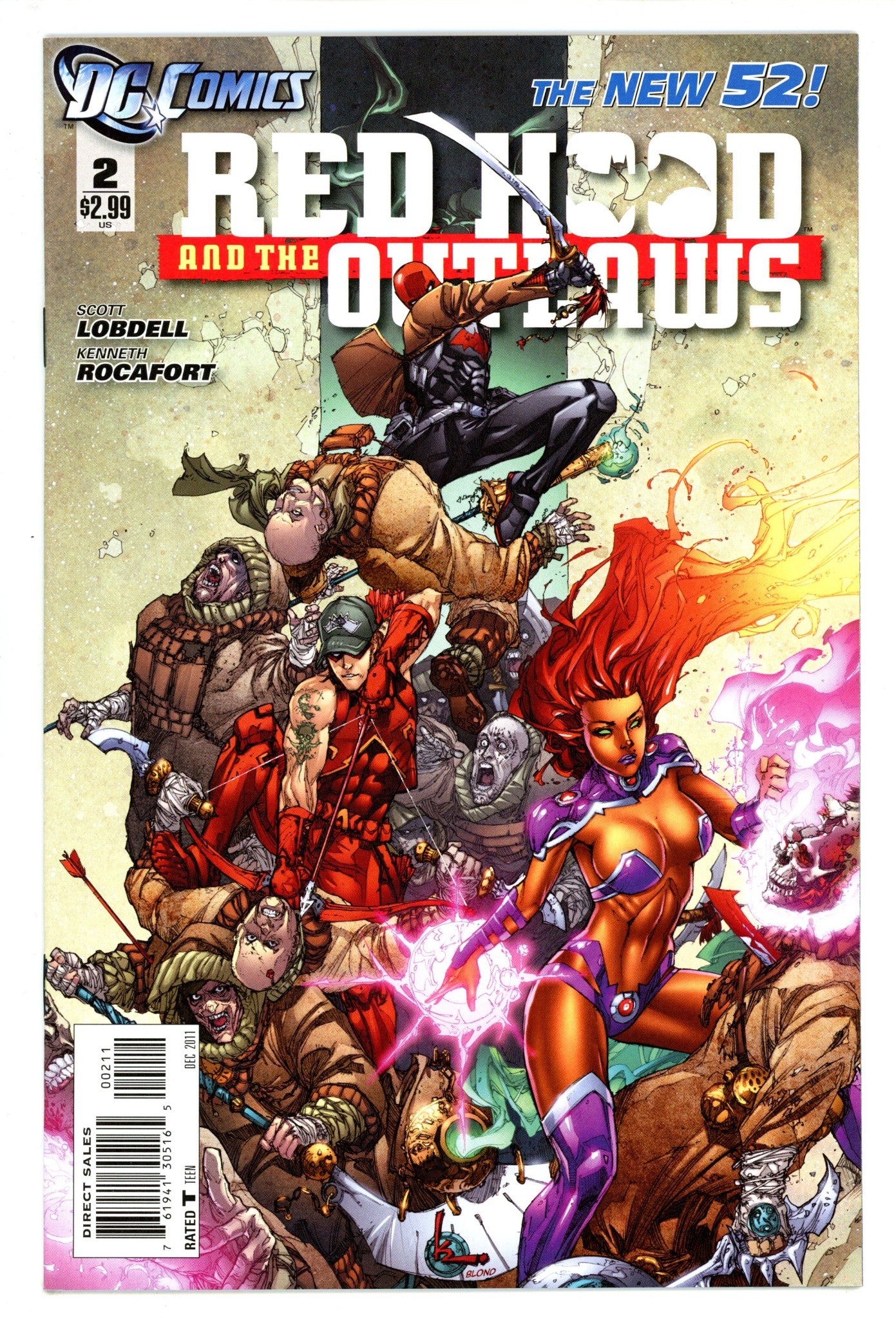 Red Hood and the Outlaws Vol 1 2 High Grade (2011) 