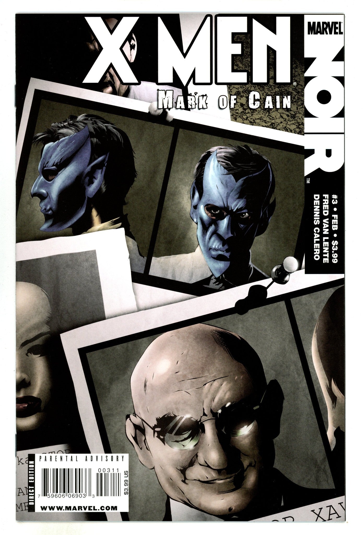 X-Men Noir: Mark of Cain  3  High Grade  (2010)  