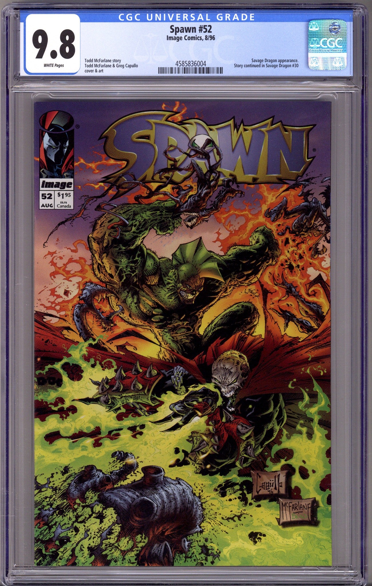 Spawn 52 CGC 9.8 (NM/M) (1996)