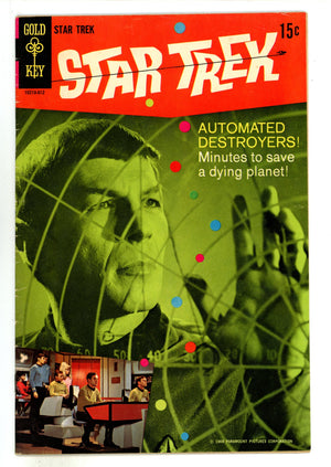 Star Trek 3 FN (6.0) Photo Back Cover Variant (1968) 
